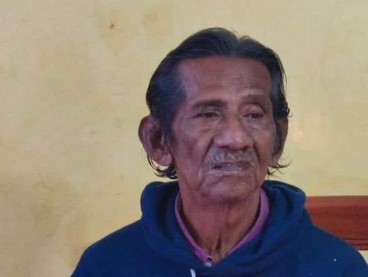 En calidad de desaparecido reportan a Hiram Daza, un abuelito de Cosoleacaque