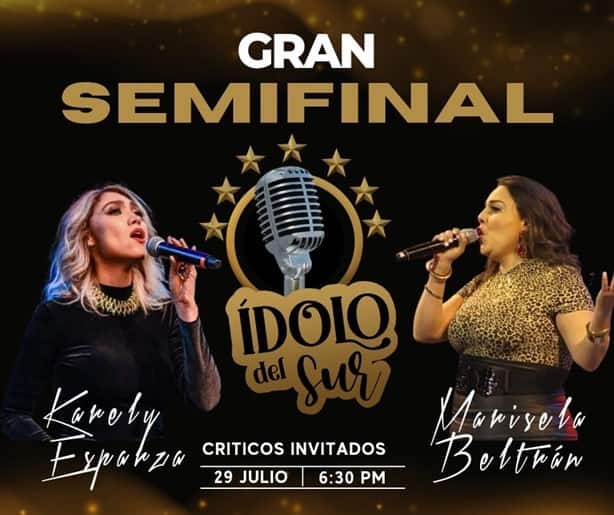 Karely Esparza y Marisela Beltrán ‘criticarán’ en semifinal de Ídolo del Sur 2