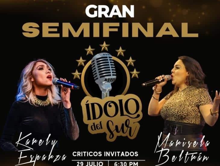 Karely Esparza y Marisela Beltrán ‘criticarán’ en semifinal de Ídolo del Sur 2