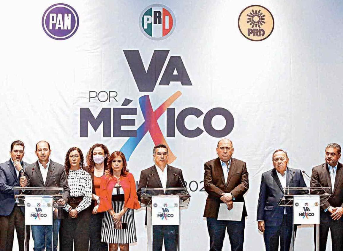 Movimiento Ciudadano y Va por México en la pelea electoral de 2024