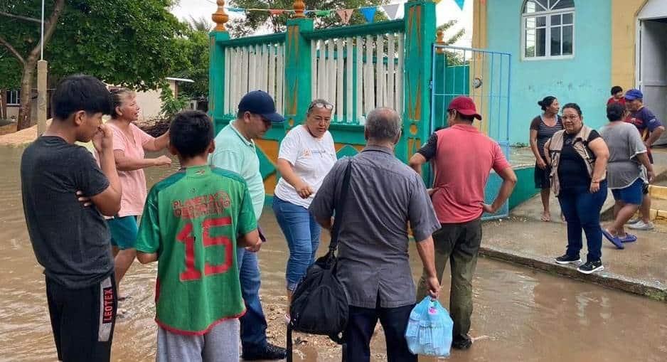 Más de dos mil damnificados en Cosoleacaque por la tormenta del fin de semana