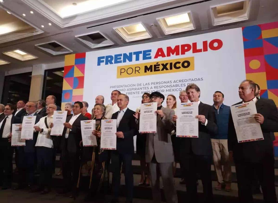 La suma de los 300 mil en el Frente Amplio por México