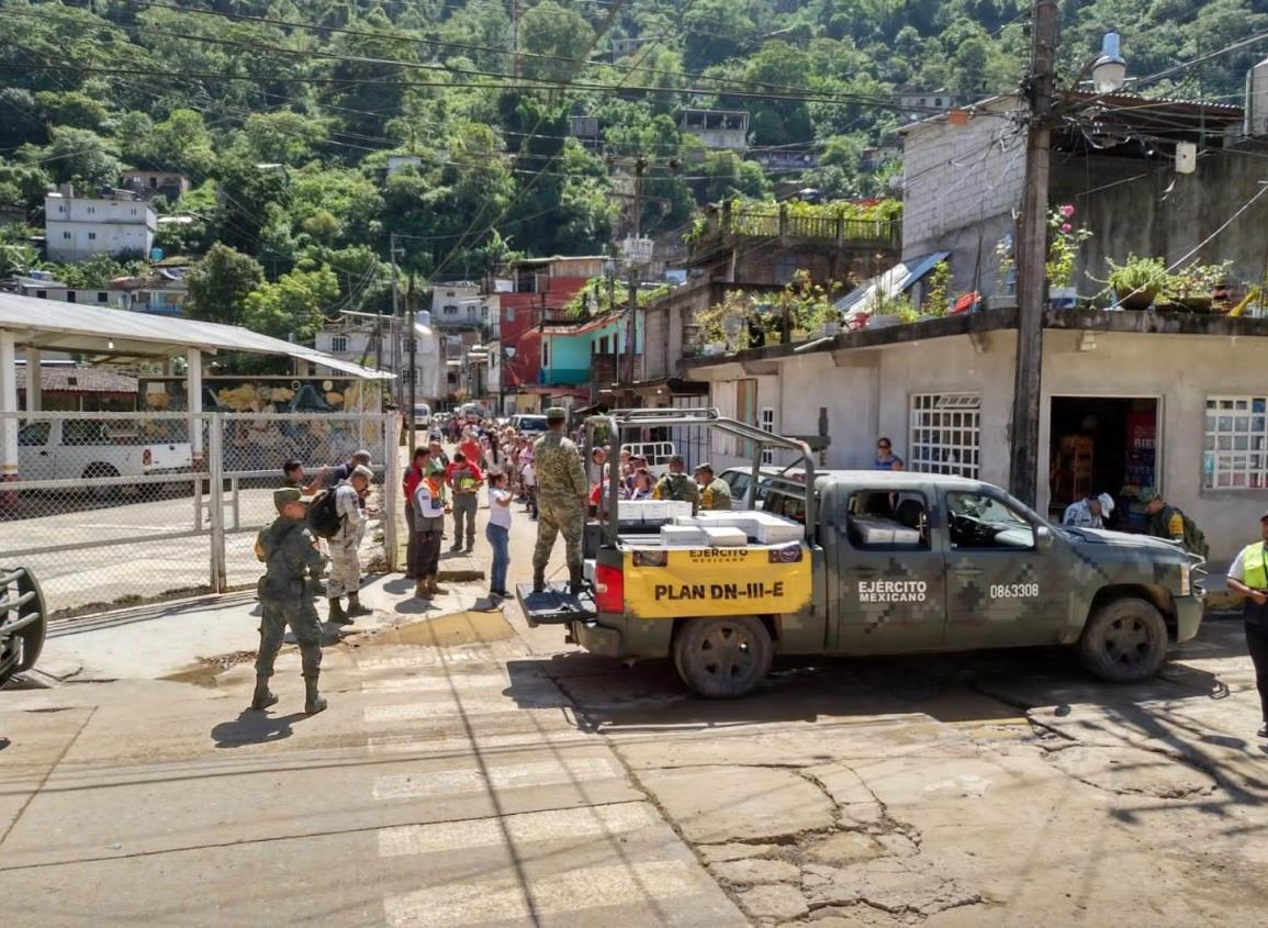 Mantienen Plan DN-III-E tras afectaciones de Onda Tropical 18 en municipios veracruzanos