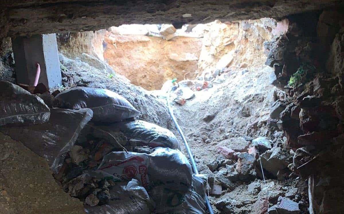 Encuentran presunto narco túnel en calles de Guadalajara