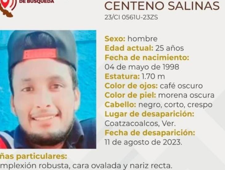 Joven desapareció en Coatzacoalcos desde el 11 de agosto