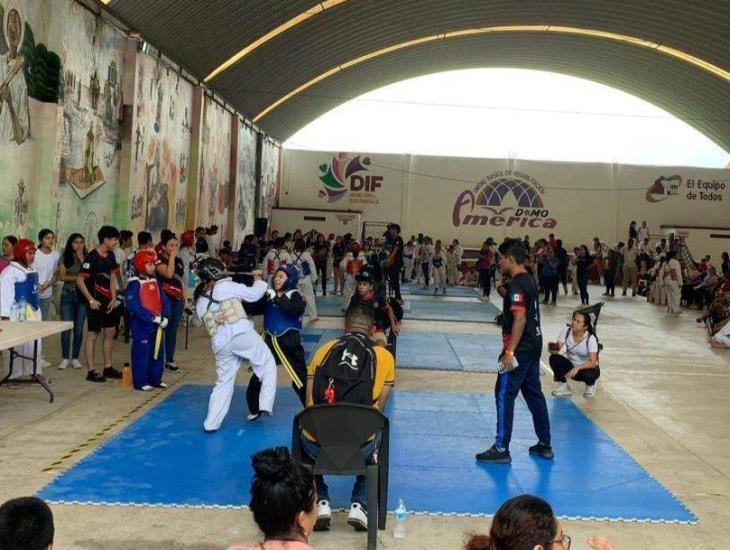 Primer cuadrangular de Taekwondo en Soconusco terminó con éxito