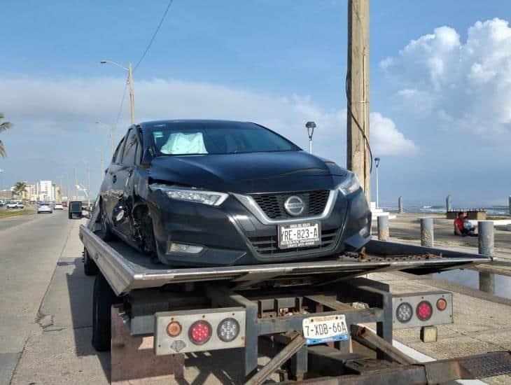 Choque sobre el Malecón; ¿hubo heridos?