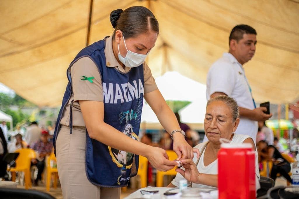 Avanza SEMAR en jornadas de salud de acuerdo a lo ordenado por el presidente de la República