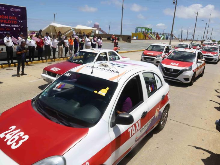 Taxis exclusivos de mujeres en Coatzacoalcos: arranca programa piloto; así puedes distinguirlos l FOTOS