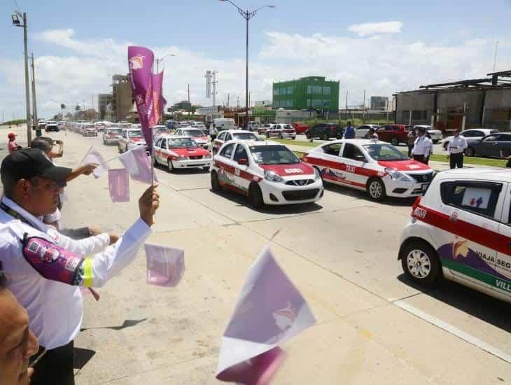 Taxis exclusivos de mujeres en Coatzacoalcos: arranca programa piloto; así puedes distinguirlos l FOTOS