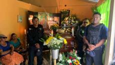 Realizan guardia en honor a comandante privado de la vida en Texistepec | VIDEO