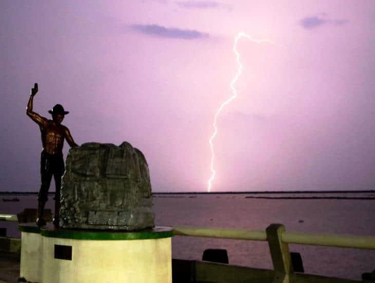 Prevén tormentas eléctricas en el sur de Veracruz ¿Idalia se intensifica a Huracán?