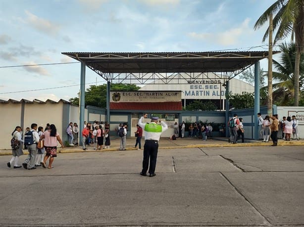 Vigilancia en escuelas de Cosoleacaque se reactivó; ¿hubo incidentes en el regreso a clases?