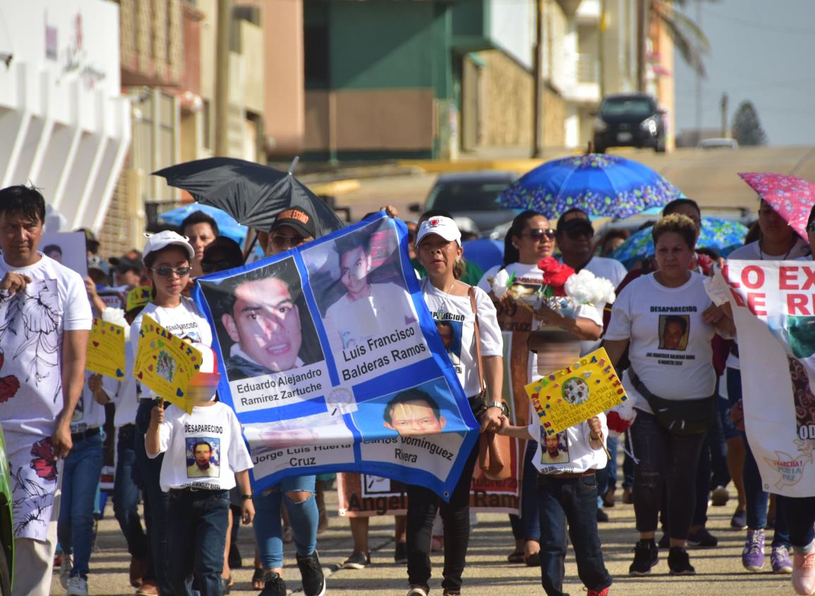 Colectivos preparan cadena humana por desaparecidos en Coatzacoalcos
