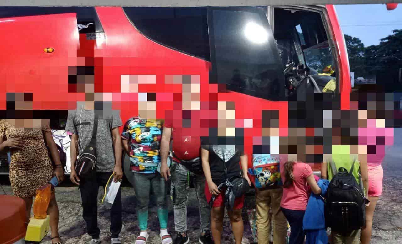 Frustran viaje de otros 27 migrantes en el sur de Veracruz