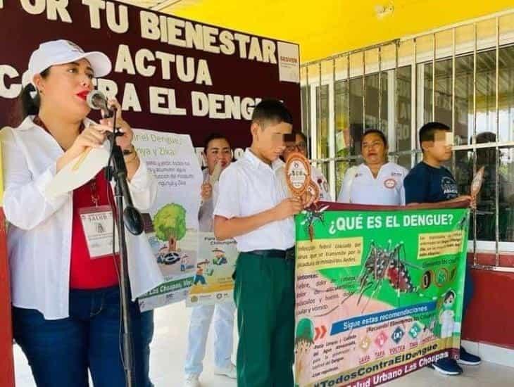 Intensifican acciones de prevención del dengue en Las Choapas
