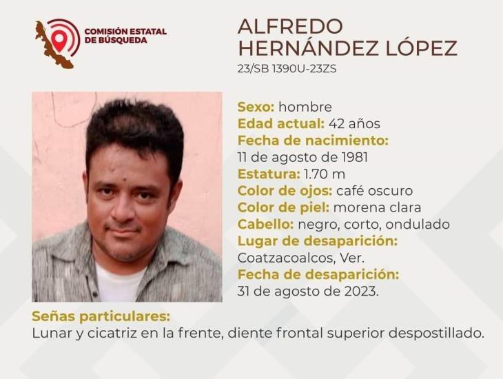 Desaparece hombre de 42 años en Coatzacoalcos