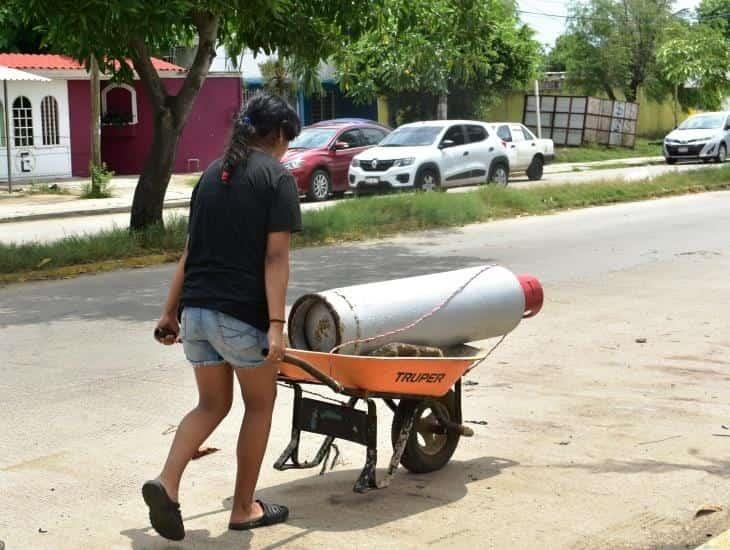 Precio del gas LP en el sur de Veracruz