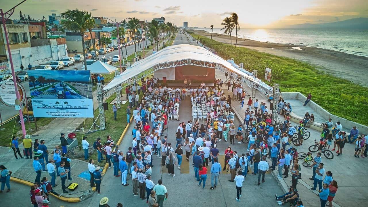 Transformarán el Malecón Costero de Coatzacoalcos