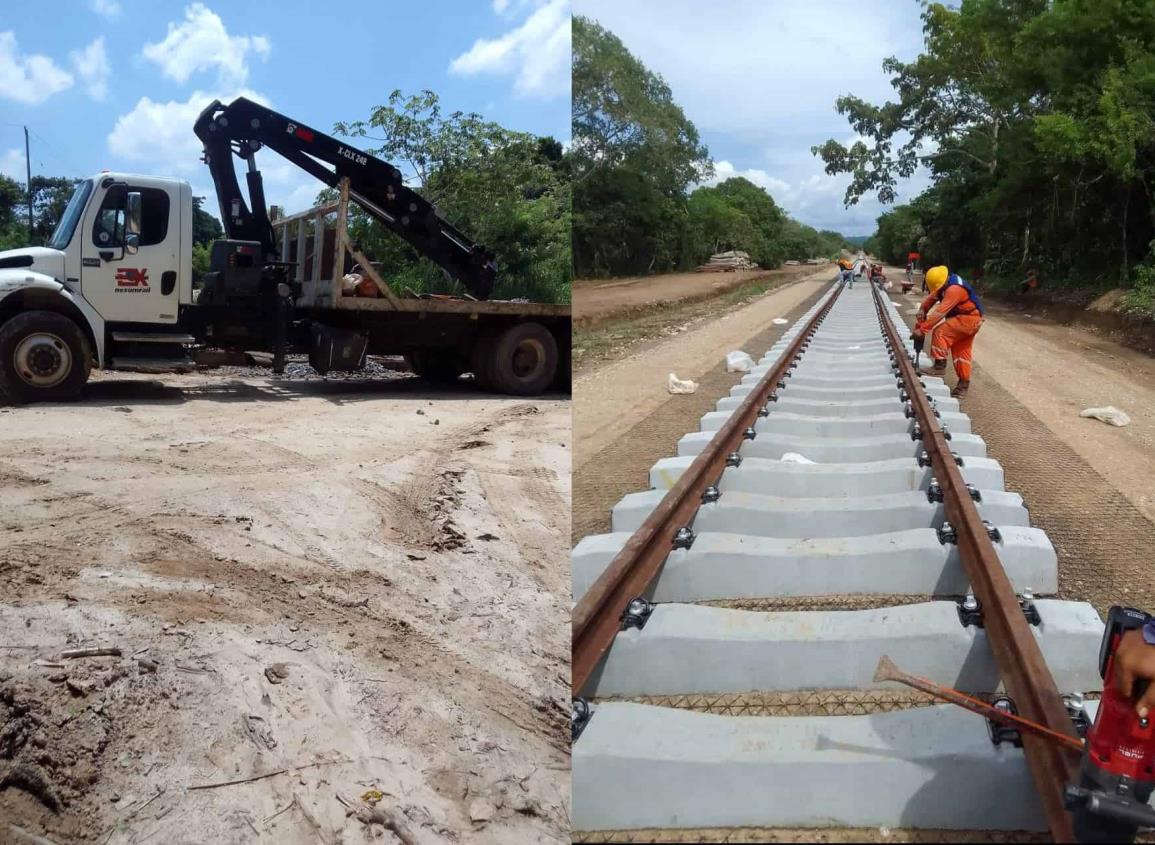 Corredor Interoceánico; así va el anclaje de vías ferroviarias en Moloacán