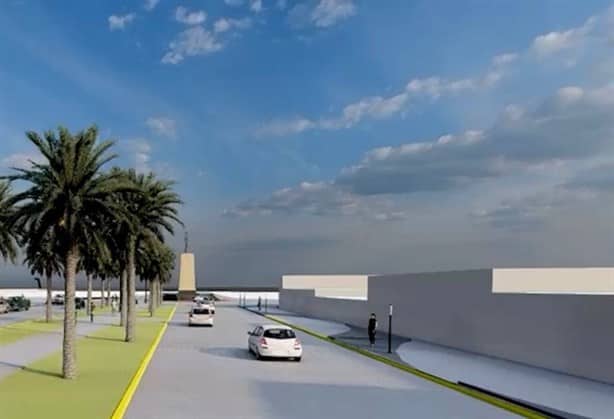 Diseño arquitectónico que imita a las olas y ciclovía con iluminación led, esto y más tendrá el Malecón de Coatzacoalcos
