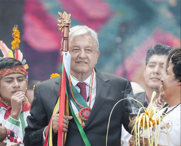 ¿Cuál es el significado del bastón de mando que AMLO le entregó a Claudia Sheinbaum?