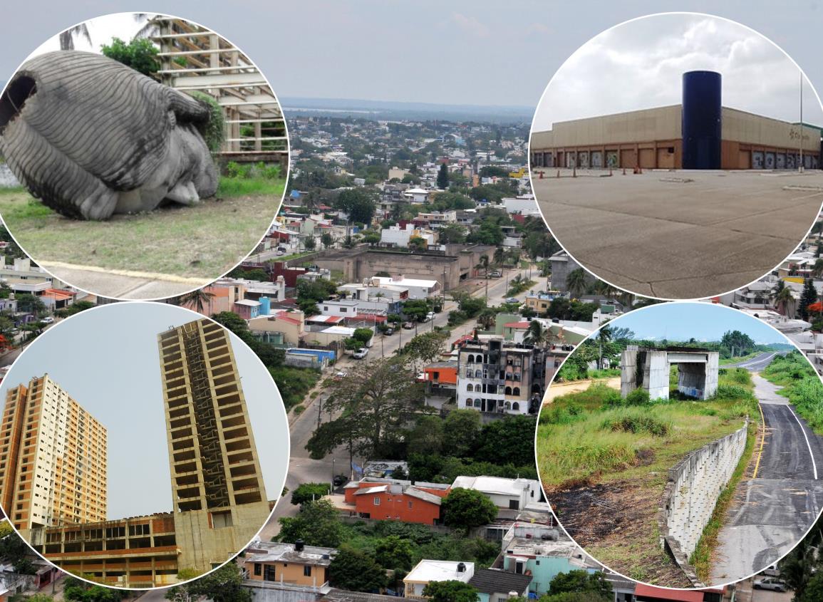 Los elefantes blancos de Coatzacoalcos: importantes mega proyectos inconclusos