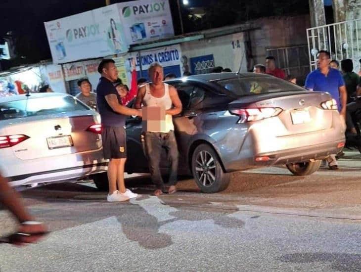 Profesor “mala copa” choca 2 vehículos en Zaragoza ¡Se creía Toretto!