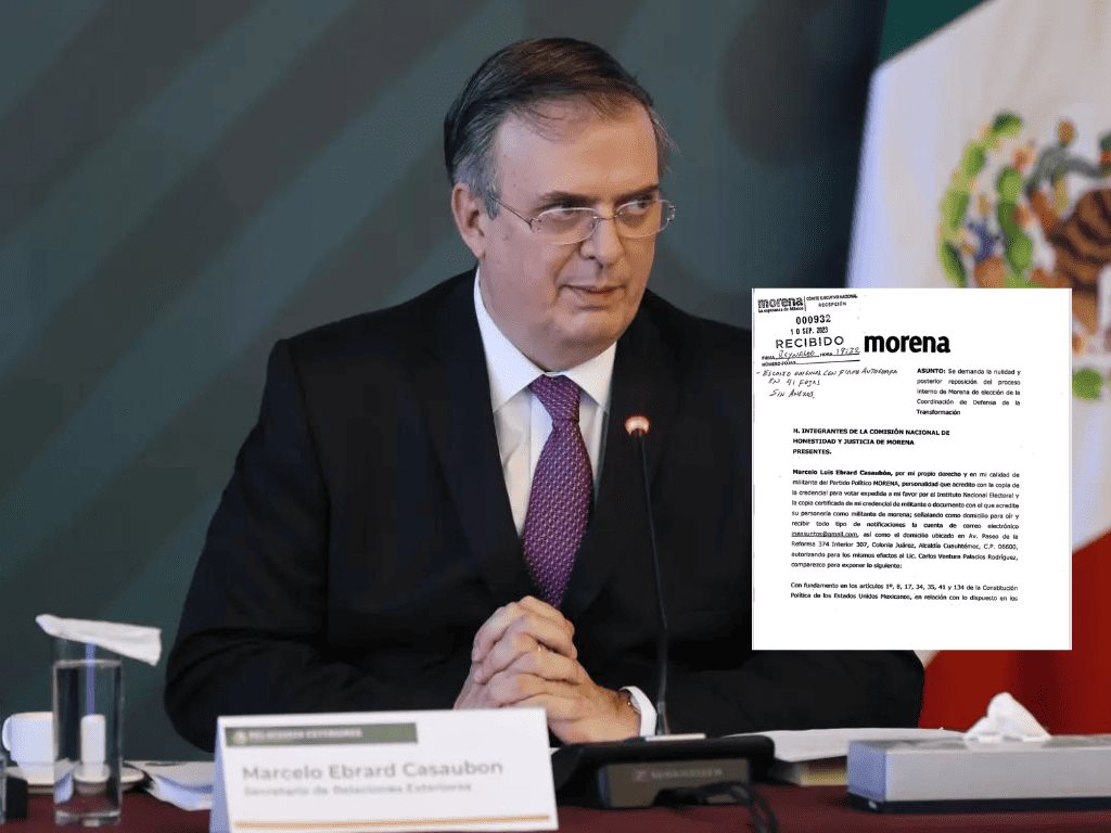 Ebrard se adelanta e impugna los resultados de las encuestas ante la CNHJ de Morena