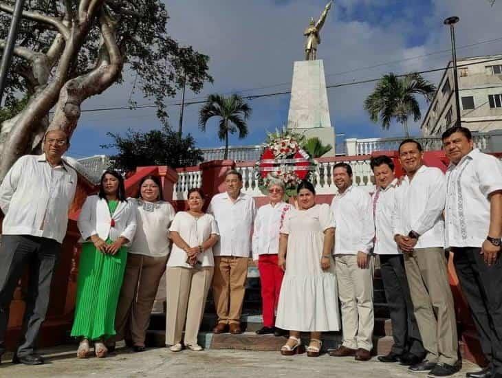Conmemoran 176 años de Gesta Heroica de Chapultepec, en Coatzacoalcos