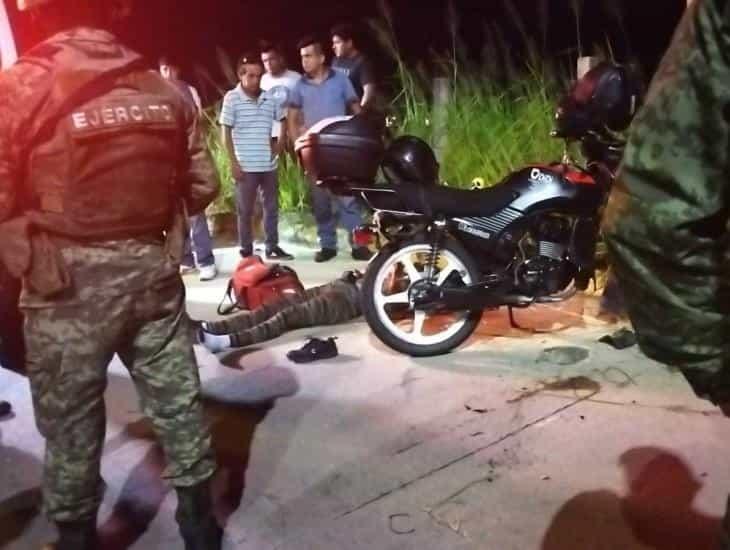 Choque entre dos motociclistas deja a una pareja lesionada en Las Barrillas