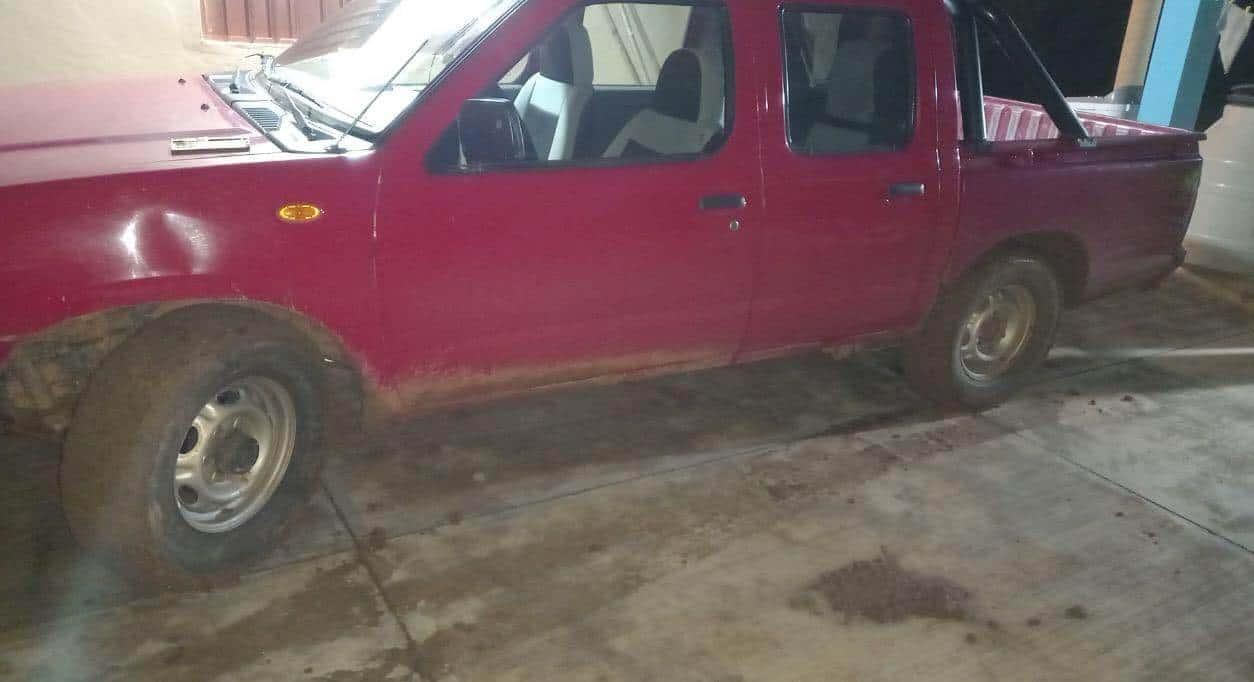 Camioneta fue reportada como robada este viernes en Minatitlán