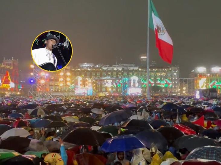 Abuchean a Yahritza y su Esencia durante su presentación en el Zócalo | VIDEO