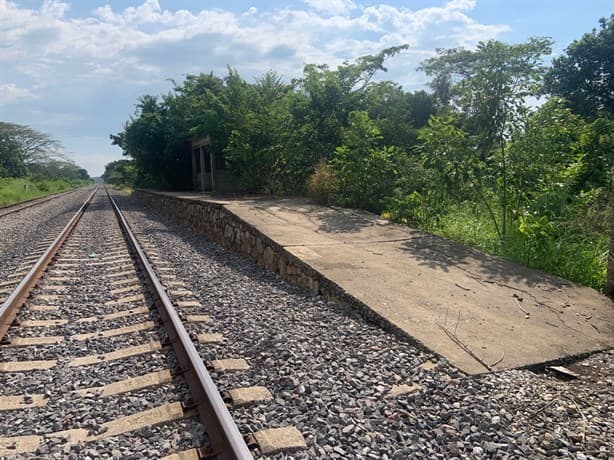 Entusiasmo por paso de AMLO por vías del tren en Sayula de Alemán | VIDEO