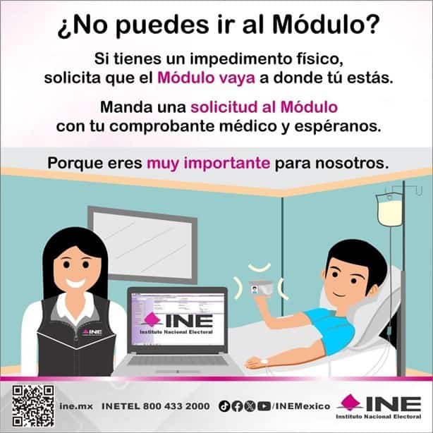 INE puede acudir a tu casa en Veracruz para realizar el trámite de tu credencial