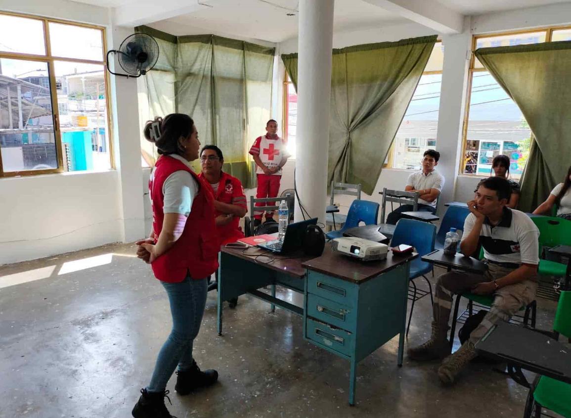 Cruz Roja Mexicana delegación Agua Dulce inició formación de nuevos socorristas