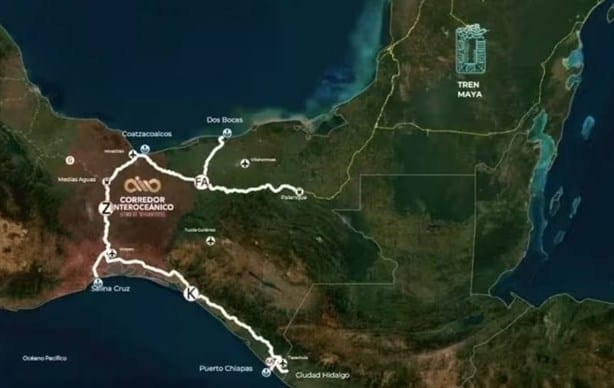 ¿Qué estación conectará al Tren Interoceánico con el Tren Maya?, ¡ubícala en este mapa!