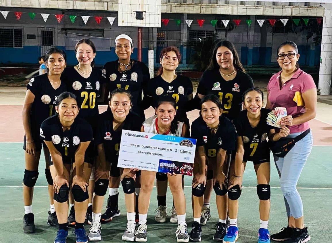 Leonas Juvenil rugió más fuerte  en la final del voleibol de Las Estrellas