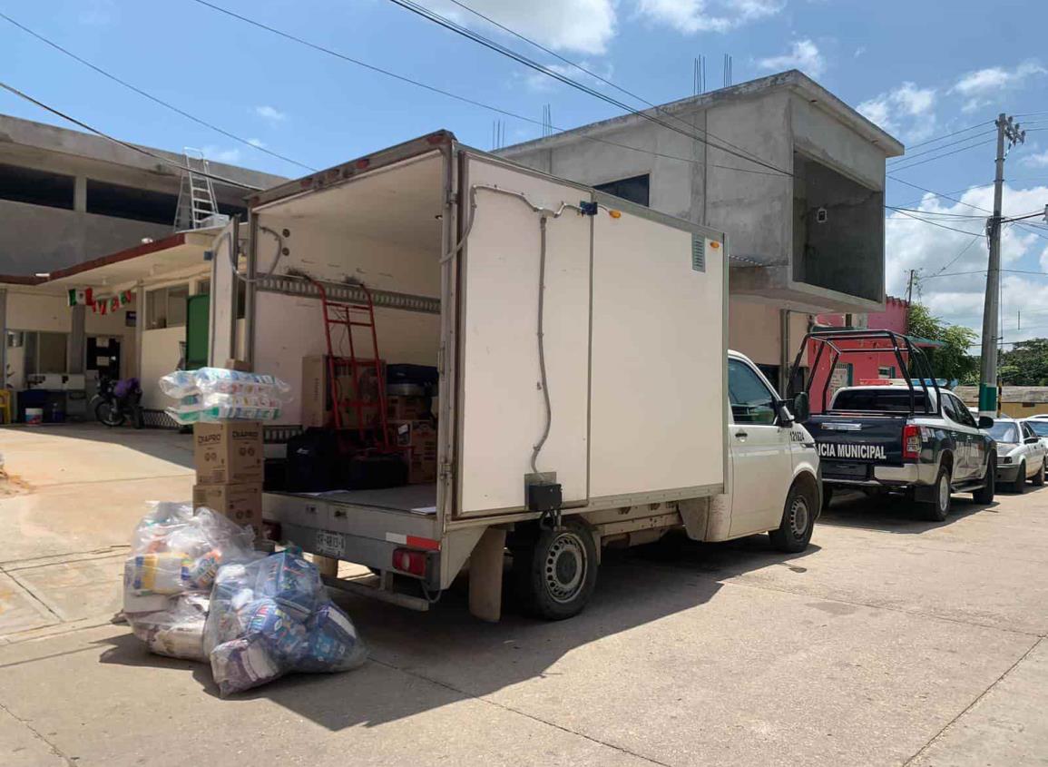 Policía Municipal frustra robo de camioneta en Oluta | VIDEO