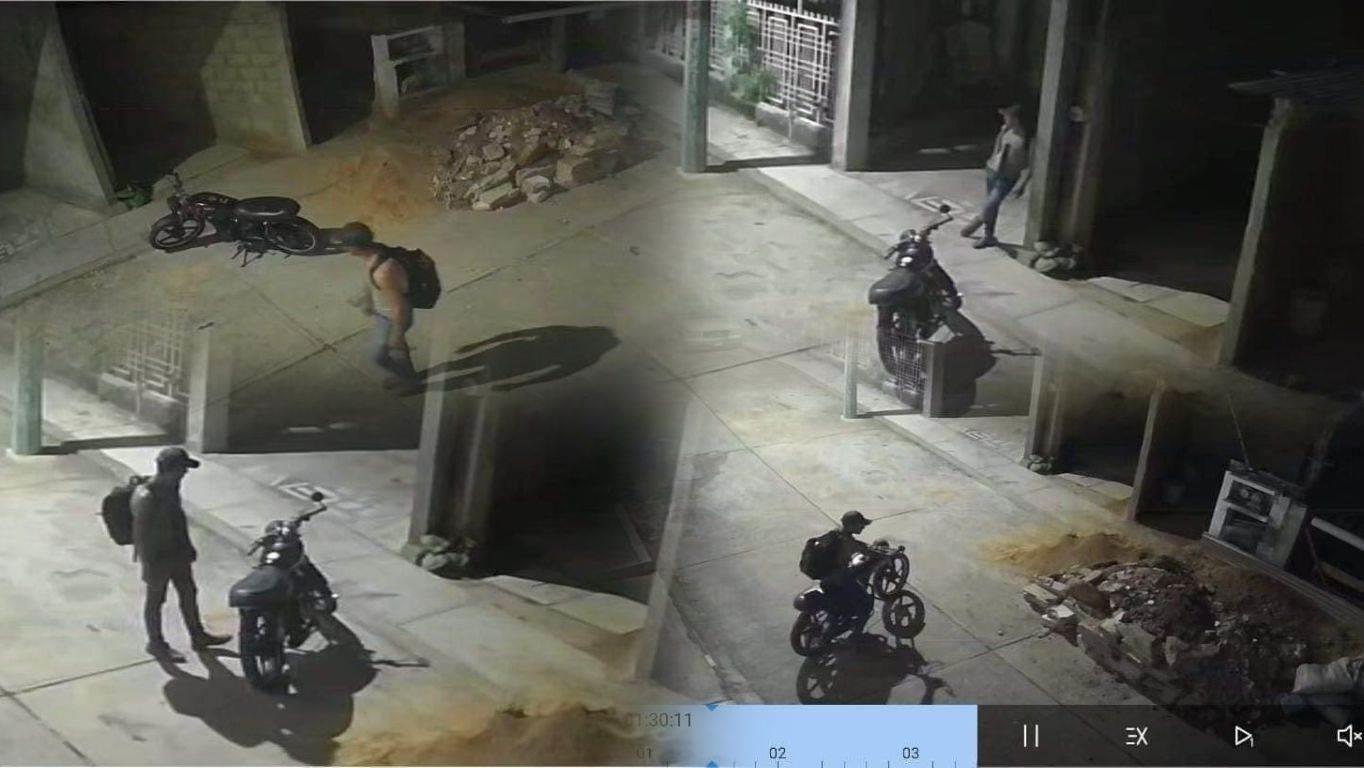 Exhiben e identifican a ladrón de motocicleta en Acayucan