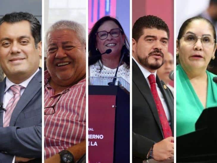Ellos son las 5 corcholatas que buscarán la gubernatura de Veracruz