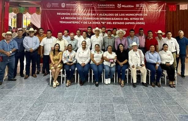Corredor Interoceánico: alcaldes buscan mejorar estatus sanitario del ganado en el sur de Veracruz