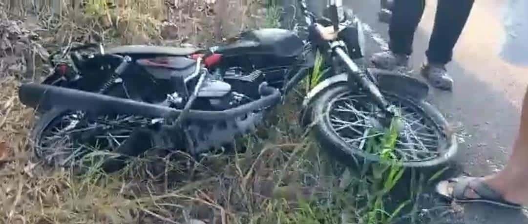 Encuentran sin vida a motociclista a orillas del camino rural La Ceiba-Oteapa