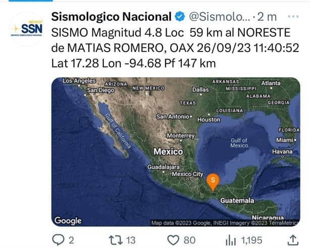 Por temblor en el Sur de Veracruz aplican protocolos de protección