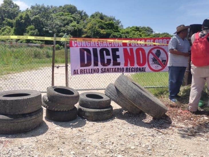 Con aplausos y víveres apoyan a nanchitecos en bloqueo del acceso al Relleno Sanitario Casa Caracol | VIDEO