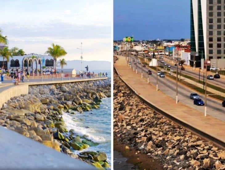 Malecón de Coatzacoalcos vs malecón de Puerto Vallarta: ¿cuál es más grande?
