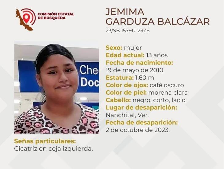 Jemima Garduza cumple 48 horas desaparecida en Nanchital