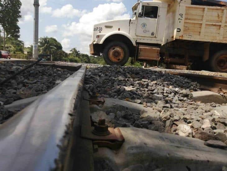 Balasto del Tren Maya es veracruzano; llevan piedras de Los Tuxtlas | VIDEO