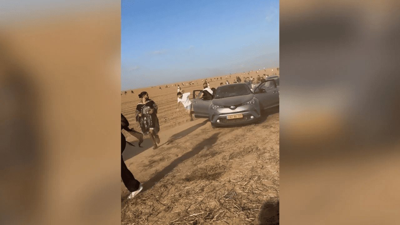 Hamás toman rehenes de un festival en el desierto