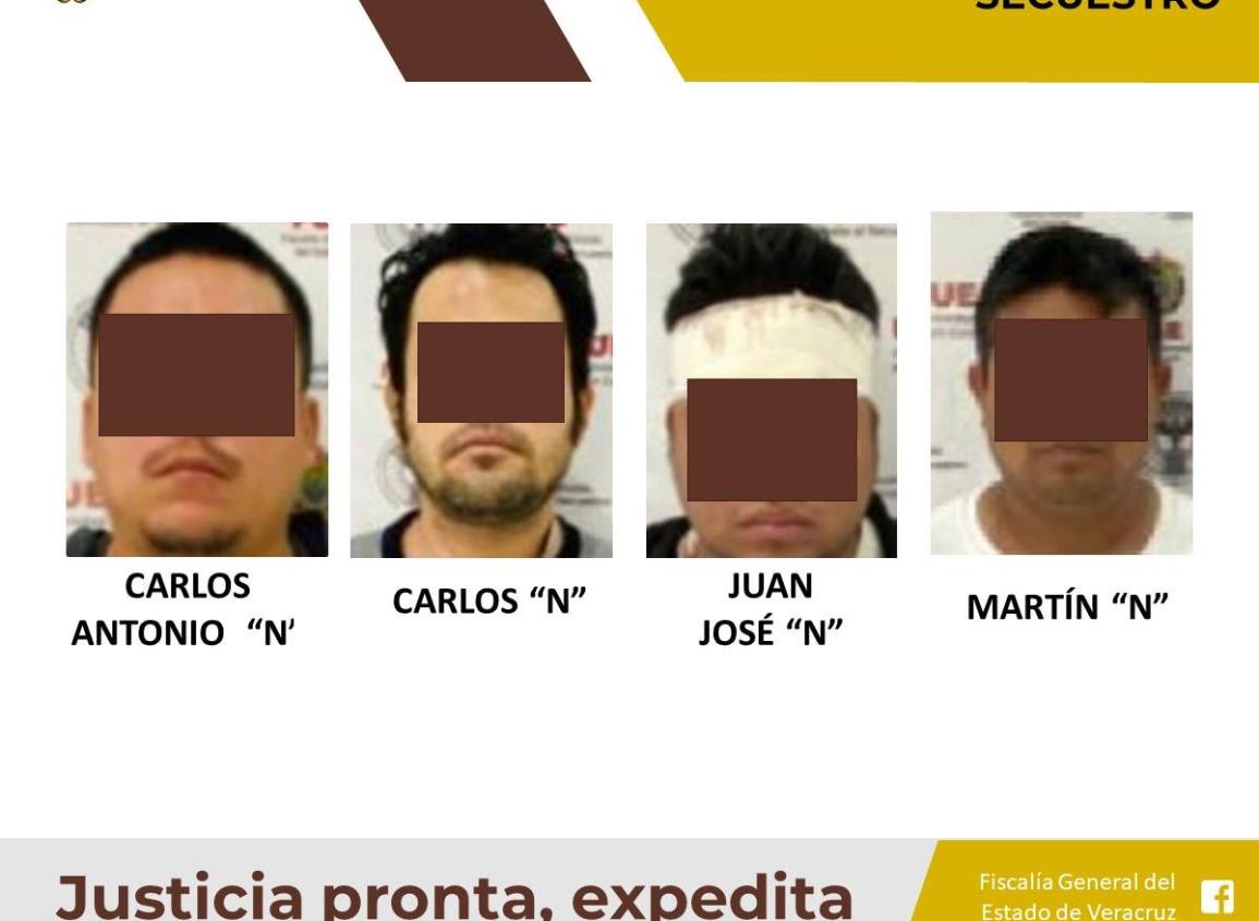 Sentenciados a 50 años de prisión, banda de secuestradores de Coatzacoalcos 